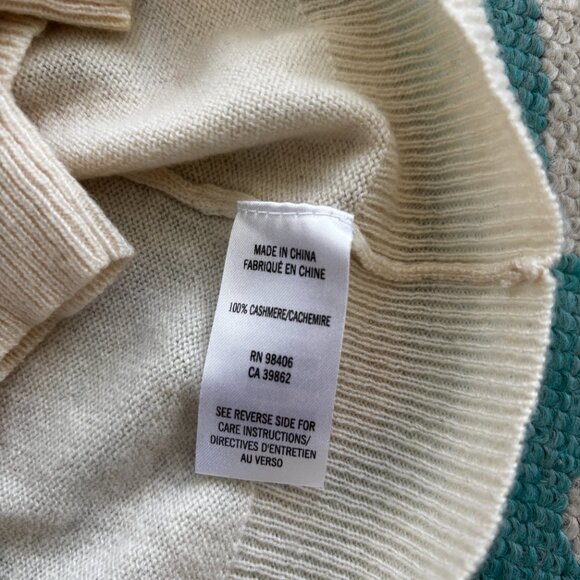 Theory Cashmere Sweater Cream size P - Picture 3 of 3